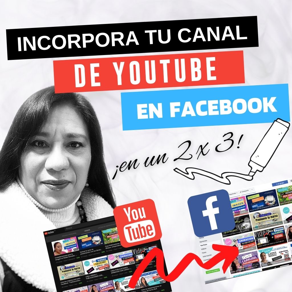 Incorpora tu canal de YouTube en Facebook